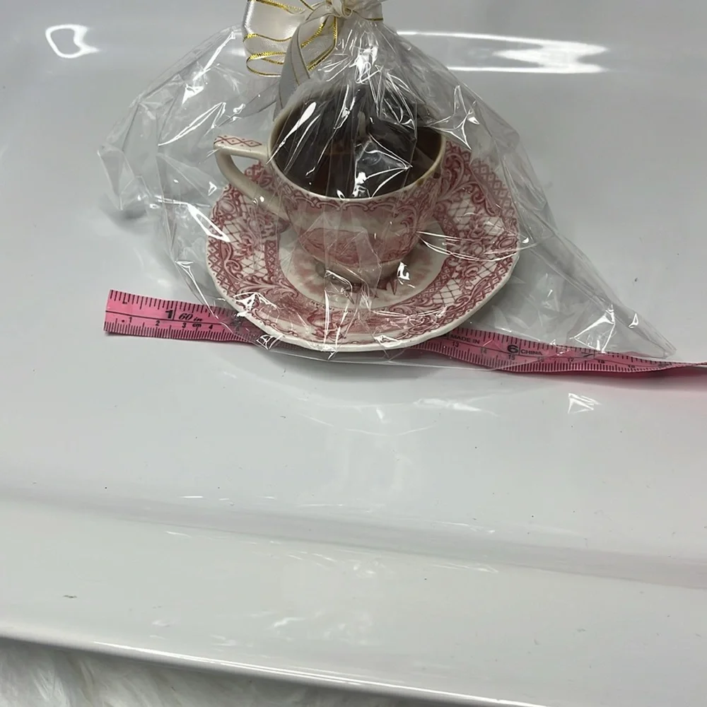 TEA CUP SOY CANDLE VINTAGE TEACUP ☕️ CANDLE - Picture 6 of 7